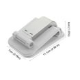 thumbnail image 2 of GARVALON adjustable phone stand Phone Stand ABS White 1Pack for Home Use, 2 of 8
