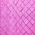 thumbnail image 1 of Ahgly Company Indoor Square Abstract Pink Modern Area Rugs, 6' Square, 1 of 4