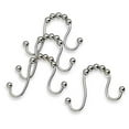 thumbnail image 1 of Bath Bliss 5286-CHR Rideau de Douche avec Double Crochets&44; Chrome - Pack de 12, 1 of 1