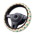thumbnail image 2 of Salouo Vintage Bowling Print Elastic Car Steering Wheel Cover - 15'' Non-Slip Car Wheel Cover Protector - Universal Car Accessory for Diverse Cars, 2 of 6