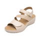 thumbnail image 3 of Sandalias Flexi Beige para Mujer [FFF3750] beige 26, 3 of 10