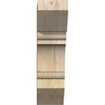 thumbnail image 2 of Ekena Millwork 6"W x 18"D x 22"H Olympic Slat Rough Sawn Bracket, Douglas Fir, 2 of 4
