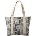 thumbnail image 1 of Sun + Stone Men’s Bandana Tote Bag, Grey, 1 of 4