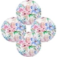thumbnail image 2 of GZHJMY Watercolor Floral Pattern Round Placemats, Durable Non-Slip Table Mat Heat and Stain Resistant Placemat for Kitchen Table Outdoor BBQ Activities, 1PCS, 2 of 7
