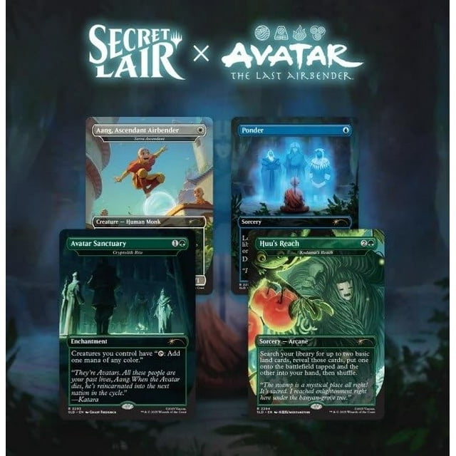 Magic the Gathering Secret Lair x Avatar: The Last Airbender - A Lot to Learn (Non-Foil)