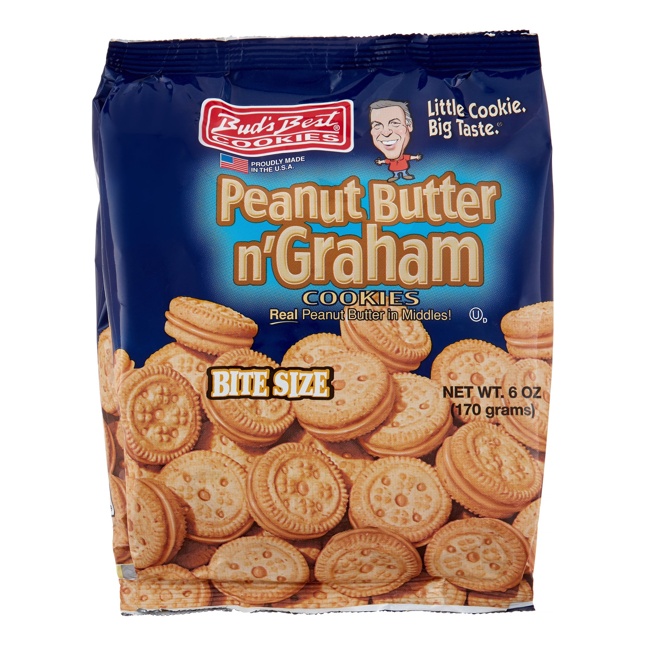 Bud's Best Peanut Butter & Graham Cookies, 6 Oz.