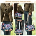 thumbnail image 4 of FORMRS Womens Shoulder Bag with Chain Strap Clutch Purse Cute Tote Handbag, Puprle Ethereal Floral Harmony, 4 of 7