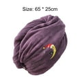 thumbnail image 6 of Joernso Household Head Wrap Hat Strong Water Absorption Quick-drying Comfortable Cute Hair Drying Towel for Bathroom, 6 of 8