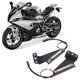 thumbnail image 4 of Luces De Señal De Giro Amonsee Lámpara LED De Espejo Frontal Anti Rotura Duradera 12V Para Motocicleta, 4 of 8