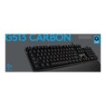 thumbnail image 4 of Logitech Gaming G513 - Clavier - Rétroéclairé - USB - Interrupteur de Touche : GX Marron Tactile - Carbone, 4 of 13