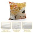 thumbnail image 4 of BCIIG  Throw Pillow Cover Japanese Beautiful Kimono of Illustrations Japan Asia Crane Decorative Throw Pillow Cushion Case for Home Couch Living Room Bed Sofa Car 18 x 18 Inches Pillowcase, 4 of 5