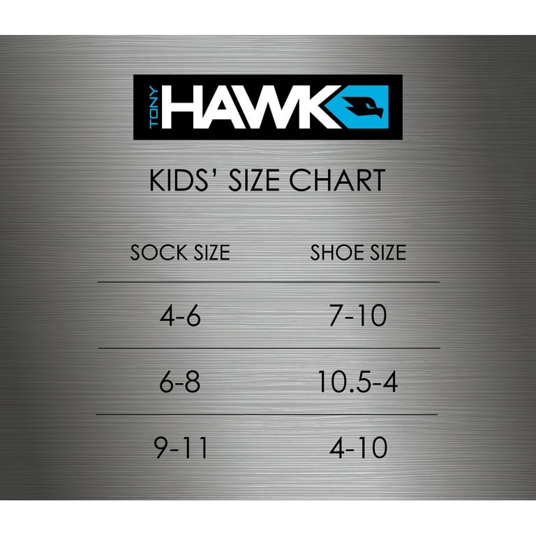Nike kids socks size chart deals