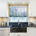 thumbnail image 6 of Wildflowers Kitchen Curtains 2 Panels UV Protected Tier Curtains, Half Window Curtains Kitchen Tiers for Guest Room Bathroom Sink Laundry Room Basement,36 x 27 Inch, 6 of 7