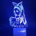 thumbnail image 1 of Luz nocturna Singer Arianas 3D LED colorida para dormitorio de niños, 1 of 2