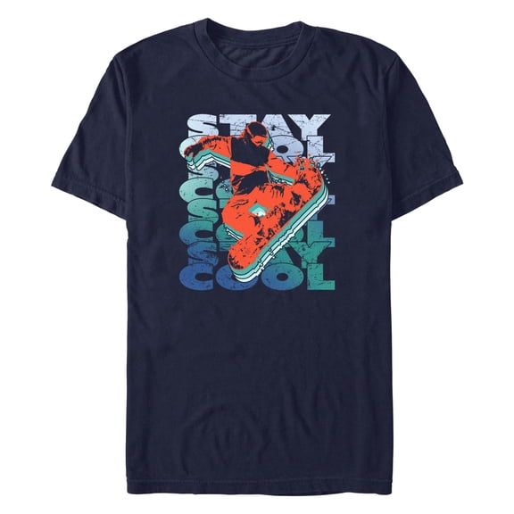 Men's Lost Gods Stay Cool  Graphic Tee Navy Blue X Large