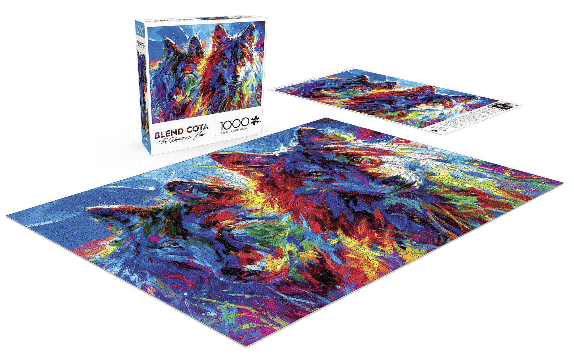 Buffalo Games Wolves True Love 1000-Piece 26.75 x 19.75-inch Interlocking Jigsaw Puzzle for Adults Ages 14+