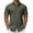 Army Green, variant on Mens Short Sleeve Button Down Shirts Muscle Fit Dress Shirts Untucked Shirts No Iron Wedding Shirts for Men