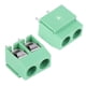 thumbnail image 3 of Bloque de terminales 50 piezas Cableado de tornillo de montaje en PCB de 2 pines y 5 mm de paso ANGGREK  Otros, 3 of 8
