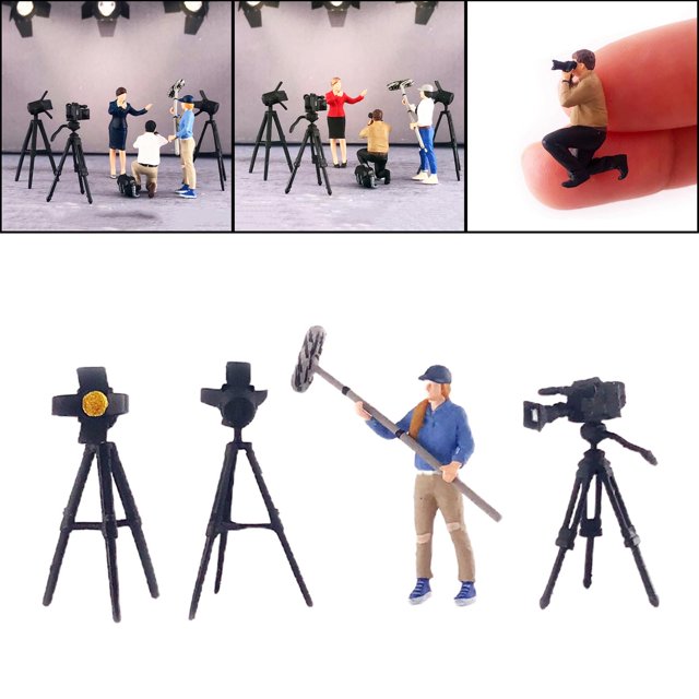 Figuras de Diorama CUTICAT Pintadas 1/64 Fotografía Azul