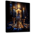 thumbnail image 2 of Designart "Torah Illumination in Judaism I" Spiritual Framed Wall Art - Global Yellow Judaism Hallway Framed Wall Art Decor, 2 of 6
