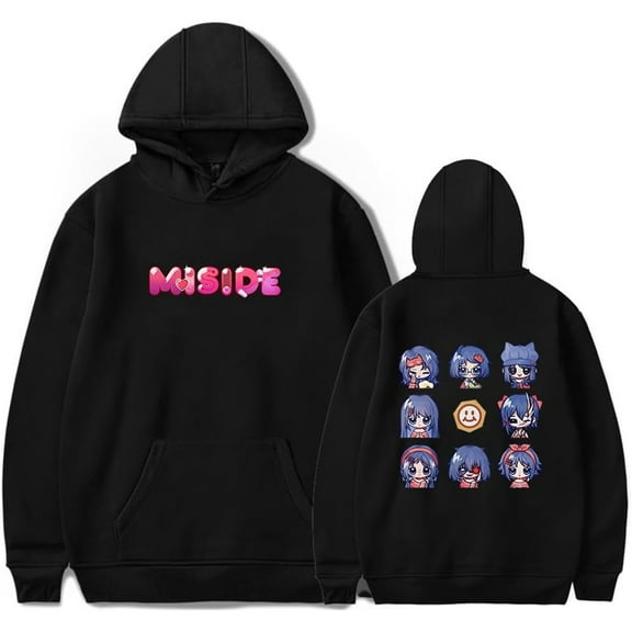 Miside Merch Hoodie Pockets Drawstring Unisex Hooded Sweatshirt Fashion Clothing