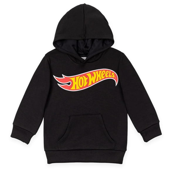 Sudadera con capucha Hot Wheels para niños pequeños, de forro polar, 2T, oficial