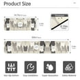 thumbnail image 3 of Yayeee Faucet Mat for Kitchen Sink 14.7" Diatomite Long Splash Guard Pad, Beige Cute Cats, 2 Pack, 3 of 7