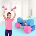 thumbnail image 1 of CTIRCHIU 1 Pair Dumbbells for Kids Workout Equipment Steel Random Color, 1 of 8