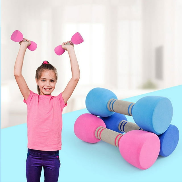 CTIRCHIU 1 Pair Dumbbells for Kids Workout Equipment Steel Random Color