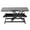 black, variant on WAASOSCON Adjustable Standing Desk Converter, 38-Inch Wide 2-Monitor Riser with Manual Pneumatic Spring, Keyboard Tray, and 18.5-Inch Height Adjustment for Home and Office Use