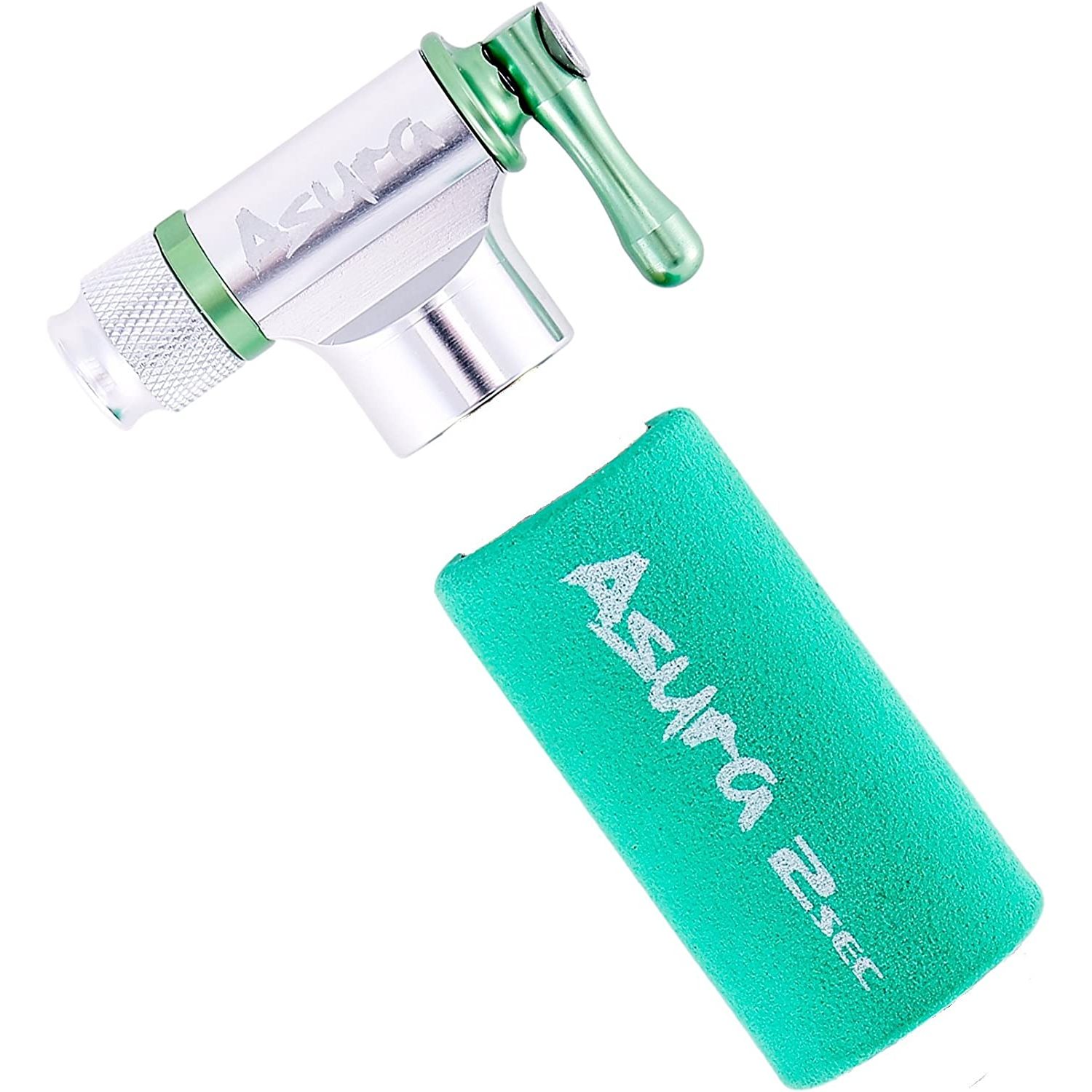 2sec CO2 Tire Inflator for Presta and Schrader Valves Includes Sleeve