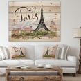 thumbnail image 4 of Design Art - Paris Eiffel Towerwith Paris Scribbling, 4 of 5