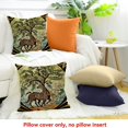 thumbnail image 4 of FCXZI Throw Pillow Cover Horse Zebra Tree Farmhouse Decor 100% Linen 18x18in, 4 of 5
