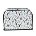 thumbnail image 2 of Fotbe Winter Art Blue and Black Moose for Two Slice Toaster Cover, Fingerprint Protector, Super Soft Appliance Cover And Dust Cover,Bread Dust Cover & Fingerprint Protection, 2 of 7