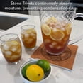 thumbnail image 3 of Thirstystone Leather Lonestar 8" Cork Back Square Stone Trivet, 3 of 6