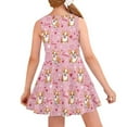 thumbnail image 2 of FOR U DESIGNS Corgi Dog Sleeveless Skater Dress for Girls Comfy Pink Girls Summer Swing Party Dresses Softy Tank Dress Loose High Waistline Midi Sundress Size 9-10, 2 of 6