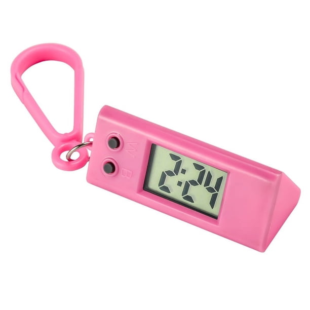 Reloj especial para exámenes para estudiantes de primaria, reloj de pared pequeño para hombres y mujeres, reloj de bolsillo electrónico portátil con forma de triángulo creativo