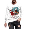 thumbnail image 2 of WXLWZYWL Mens Ugly Christmas Sweater for Holiday Funny Hoodie 3D Xmas Christmas Sweatshirt, 2 of 4