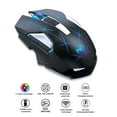 thumbnail image 5 of UHUYA Wireless Mouse 2.4G Wireless Mouse Game USB Charge 2400DPI Adjustable-Gaming Mouse Mice for PC Black, 5 of 7