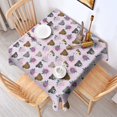 thumbnail image 2 of Cute Pitbull Terriers Dog and Flower Square Tablecloth,Waterproof Square Table Cover,Wipeable Spillproof Washable Table Cover for Home Kitchen Party Decor 42"X42"(107x107cm), 2 of 6