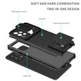thumbnail image 4 of SaniMore for Samsung Galaxy A73 5G Case 2022 with Slide Camera Cover Built-in Kickstand Dual Layer Hybrid Shockproof Case for Galaxy A73 5G 6.7", Black, 4 of 12