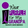 thumbnail image 3 of CafePress - I Wear Purple For My Grandpa 9 PC Dark T Shirt - Men's Classic Graphic Cotton T-Shirt, 3 of 4