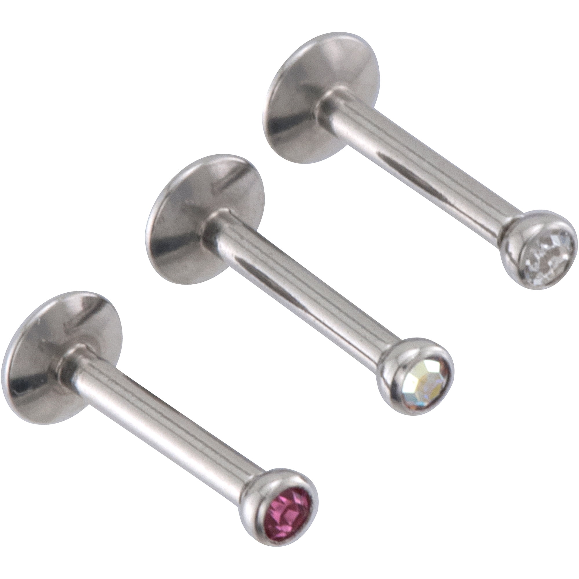 Body Jewelry Lead Crystal SnapIn Monroe Value Pack