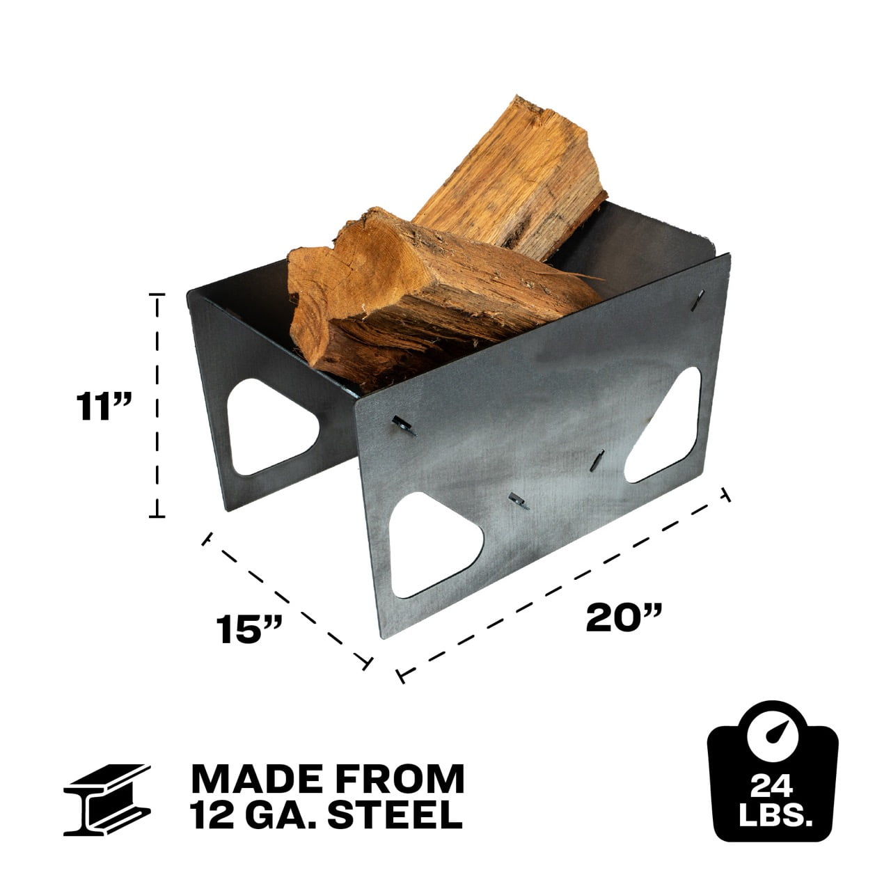 US Stove US15VP Portable Collapsible Rectangular Fire Pit