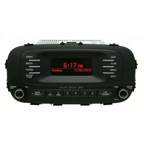 Restored 2014-16 Kia Soul OEM AM FM Radio mp3 Bluetooth and Satellite Ready 96170-B2090CA (Refurbished)