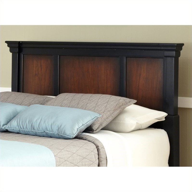 Home Styles Aspen Panel Headboard In Black Cherry Queen Size Queen