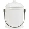 Anchor Hocking 1-gal Compost Pail, White