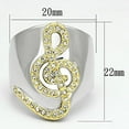 thumbnail image 2 of Brass Ring Top GRD Crystal Clear LOA857 for Women Style Reverse, 2 of 2