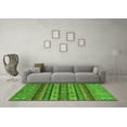 thumbnail image 3 of Ahgly Company Indoor Square Abstract Green Modern Area Rugs, 3' Square, 3 of 4