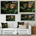 thumbnail image 4 of Designart "Tigers In Asian Painting II" Asian Art Wall Decor, 4 of 5